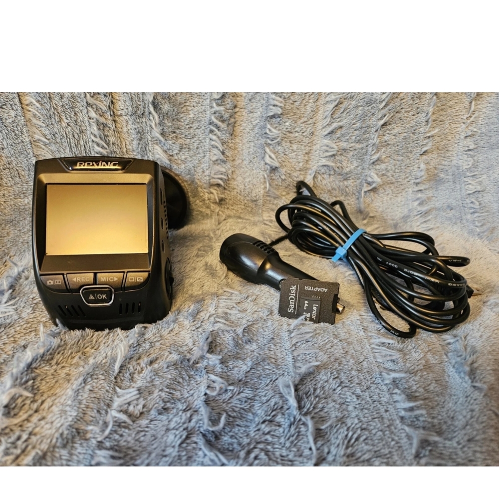 Rexing V1P 1080p Dashcam W/ 64gb Lexar Micro SD Card